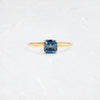 Touchpoints Ring, 0.88ct. Blue Montana Sapphire (14k Yellow Gold)