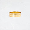 Double Sideline Band (14k Yellow Gold, 6mm, High Polish)