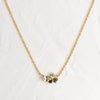 Bells of Ireland Necklace - OOS (14k Yellow Gold)