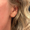 Crescent Studs - In Stock (14k Yellow Gold)