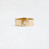 Zoom in on Fractured Cigar Band (14k Yellow Gold)