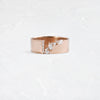 Zoom in on Fractured Cigar Band (14k Rose Gold)