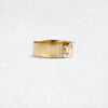 Zoom in on Fractured Cigar Band (14k Yellow Gold)
