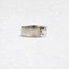 Zoom in on Fractured Cigar Band (14k White Gold)