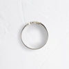 Zoom in on Fractured Cigar Band (14k White Gold)