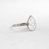 Zoom in on Formation Ring, Pear Cut (14k White Gold)