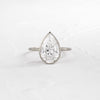Zoom in on Formation Ring, Pear Cut (14k White Gold)