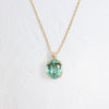 Bewilder Necklace, 2.34ct. Mint Green Tourmaline - OOS (14k Yellow Gold)