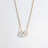 Product photo of 14k Yellow Gold 1.5ct. Oval-cut Solitaire Diamond Threaded Necklace featuring four triple-prongs