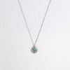 Reassurance Necklace, 1.03ct. Green Diamond - OOS (14k White Gold)