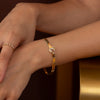 Zoom in on Threshold Herringbone Bracelet