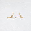 Crescent Studs - In Stock (14k Yellow Gold)