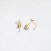 Zoom in on Hooked Pave Studs - In Stock (14k Yellow Gold)
