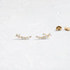 Zoom in on Diamond Swell Studs - In Stock (14k Yellow Gold)