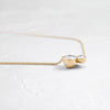 Duet Oval Pendant - In Stock (14k Yellow Gold)