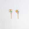 Opal Bar Link Earrings - In Stock (14k Yellow Gold)