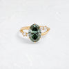 Zoom in on Prophecy Ring, 3ct. Lab-Grown Green Diamond (14k Yellow Gold)