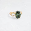 Prophecy Ring, 3ct. Lab-Grown Green Diamond (14k Yellow Gold)