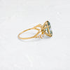 Zoom in on Prophecy Ring, 3ct. Lab-Grown Green Diamond (14k Yellow Gold)
