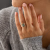 Zoom in on Prophecy Ring, 3ct. Lab-Grown Green Diamond