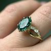 Zoom in on Prophecy Ring, 3ct. Lab-Grown Green Diamond