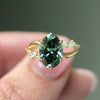 Zoom in on Prophecy Ring, 3ct. Lab-Grown Green Diamond