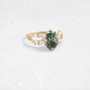 Zoom in on Harbinger Ring, 2ct. Lab-Grown Green Diamond (14k Yellow Gold)