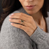Zoom in on Divination Ring, Lab-Grown Deep Green Diamond