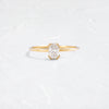 Threaded Ring, 0.35ct. Lab-Grown Radiant Cut (14k Yellow Gold)