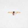 Snow Moon Mini Cluster Ring (14k Yellow Gold)