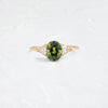 Sunlit Ring, 1.52ct. Green Australian Sapphire (14k Yellow Gold)