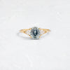 Sunlit Ring, 1.52ct. Greenish-Blue Montana Sapphire (14k Yellow Gold)