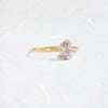 Zoom in on To A Flame Ring, 0.86ct. Pale Pink Madagascar Sapphire (14k Yellow Gold)