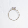 Zoom in on To A Flame Ring, 0.97ct. Gray Madagascar Sapphire (14k White Gold)