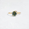 Zoom in on To A Flame Ring, 1.51ct. Bicolor Blue and Yellow Montana Sapphire (14k Yellow Gold)