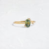 To A Flame Ring, 0.81ct. Yellow-Green Montana Sapphire (14k Yellow Gold)