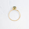 To A Flame Ring, 1.69ct. Green Thai Sapphire (14k Yellow Gold)