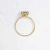 To A Flame Ring, 1.5ct. Yellow-Green Sapphire (14k Yellow Gold)