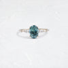 Windlass Ring, 1.57ct. Greenish Blue Montana Sapphire (14k White Gold)