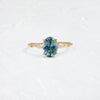 Windlass Ring, 1.74ct. Greenish Blue Montana Sapphire (14k Yellow Gold)