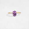 Windlass Ring, 1.38ct. Purple-Pink Sri Lanka Sapphire (14k Yellow Gold)