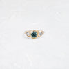 Zoom in on Moonrise Ring, 1.07ct. Lab-Grown Green Diamond (14k Yellow Gold)