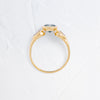 Moonrise Ring, 1.07ct. Lab-Grown Green Diamond (14k Yellow Gold)