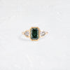 Moonrise Ring, 1.51ct. Lab-Grown Green Diamond (14k Yellow Gold)