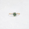 Wingspan Ring, 1ct. Green Diamond (14k Yellow Gold)