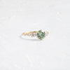 Zoom in on Wingspan Ring, 1ct. Lab-Grown Green Diamond (14k Yellow Gold)