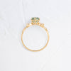 Zoom in on Wingspan Ring, 1ct. Lab-Grown Green Diamond (14k Yellow Gold)