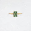 Poppy Seed Ring, 1.24ct. Green Diamond (14k Yellow Gold)