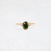 Evenfall Ring, 1.57ct. Green Thai Sapphire (14k Yellow Gold)