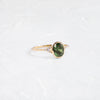 Zoom in on Evenfall Ring, 1.57ct. Green Thai Sapphire (14k Yellow Gold)